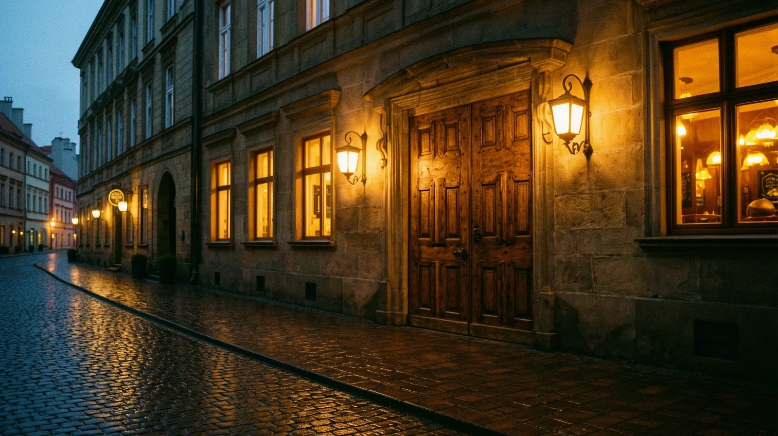Wejście do Novalinkas przy ulicy Grodzkiej