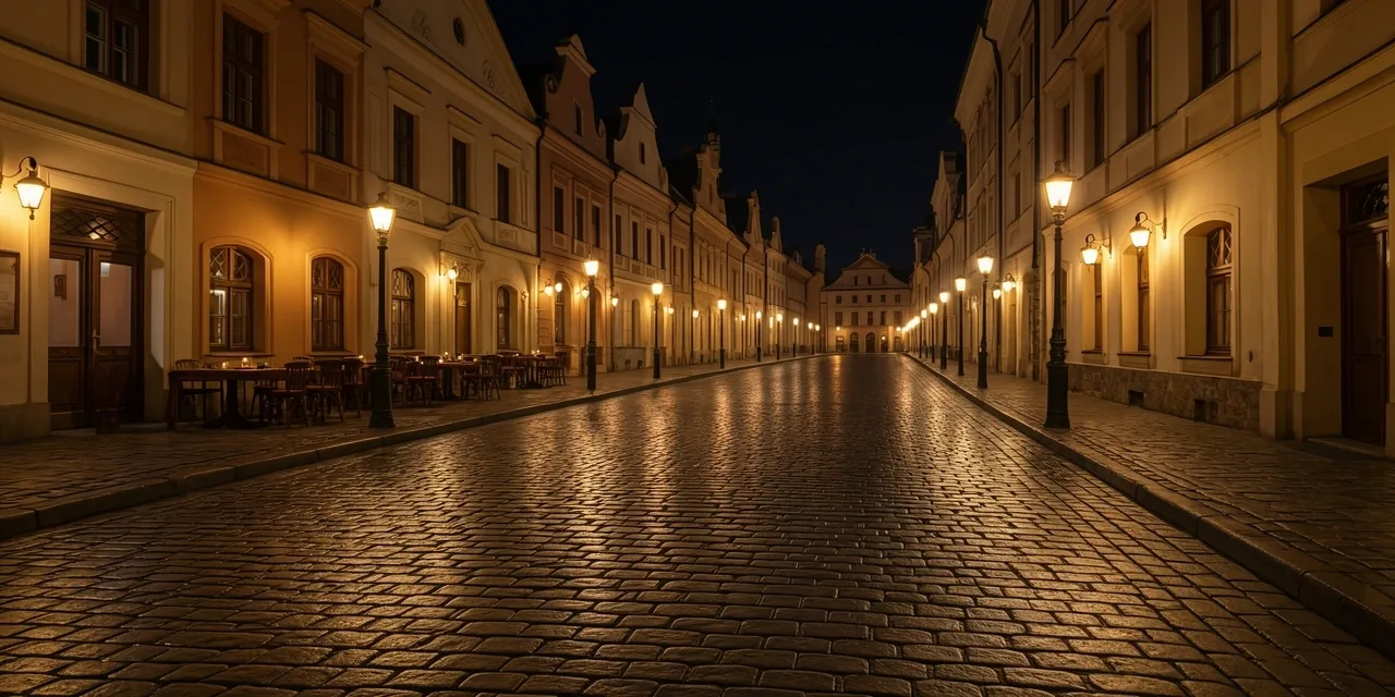 Kraków nocą